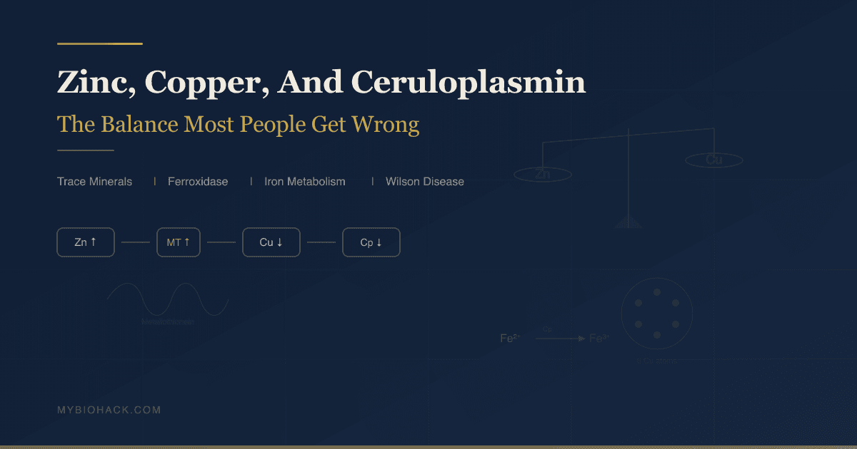 Zinc, Copper, And Ceruloplasmin: The Balance Most People Are Getting Wrong